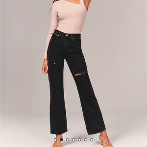 Abercrombie high rise 90's relaxed jeans